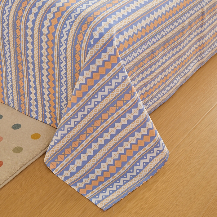 91家纺网 家纺一手货源 找家纺 （总）青泽家纺 2025年新款老粗布床单原棉三枚缎卡老粗布凉席三件套亚麻棉麻床单枕套