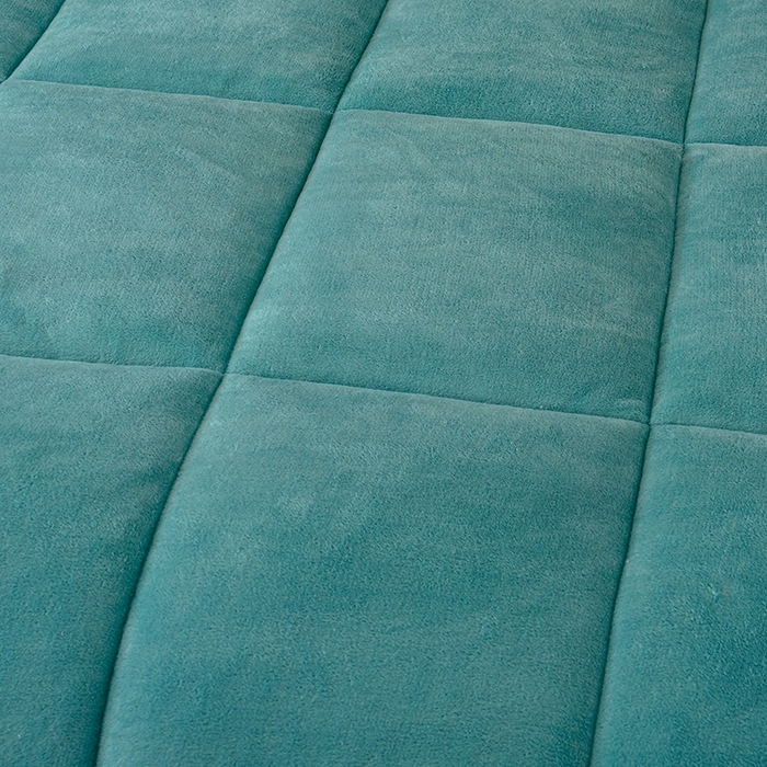 91家纺网 家纺一手货源 找家纺 铺尚美家纺 2025春夏新款跨境电商爆款秋冬新款牛奶绒羊羔绒保暖加厚冬被牛奶绒被子被芯 深绿