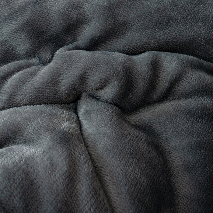 91家纺网 家纺一手货源 找家纺 铺尚美家纺 2025春夏新款跨境电商爆款秋冬新款牛奶绒羊羔绒保暖加厚冬被牛奶绒被子被芯 绅士灰