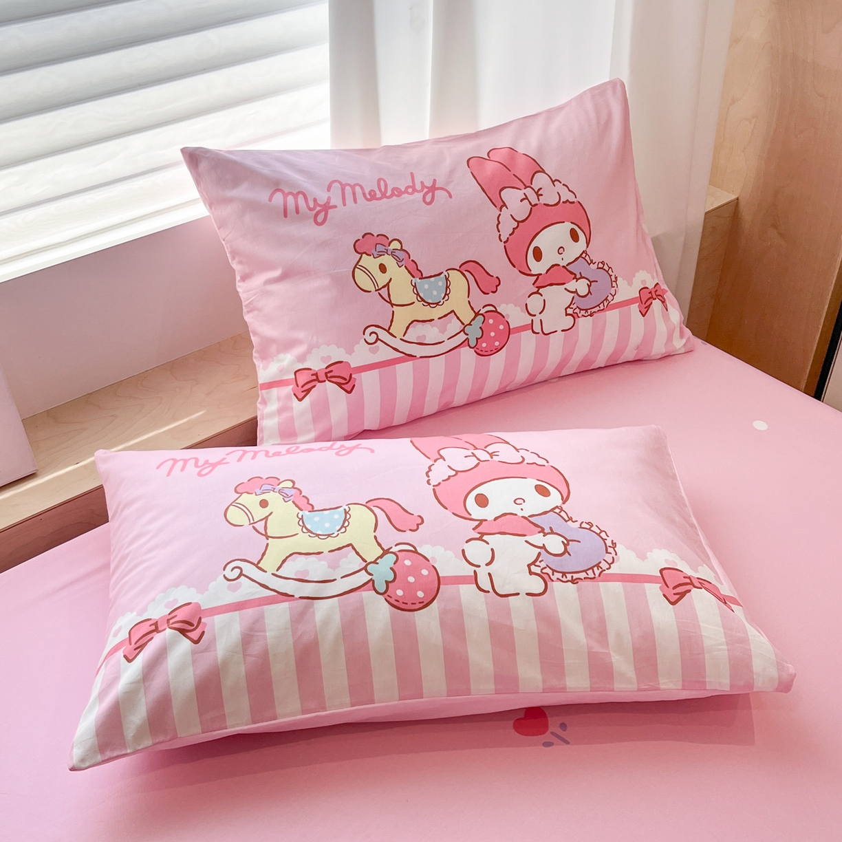 91家纺网 家纺一手货源 找家纺 （总）暮思家居 2025新款正版授权三丽鸥大阪全棉数码印花纯棉单品床笠床笠单件单床笠（专版花型）