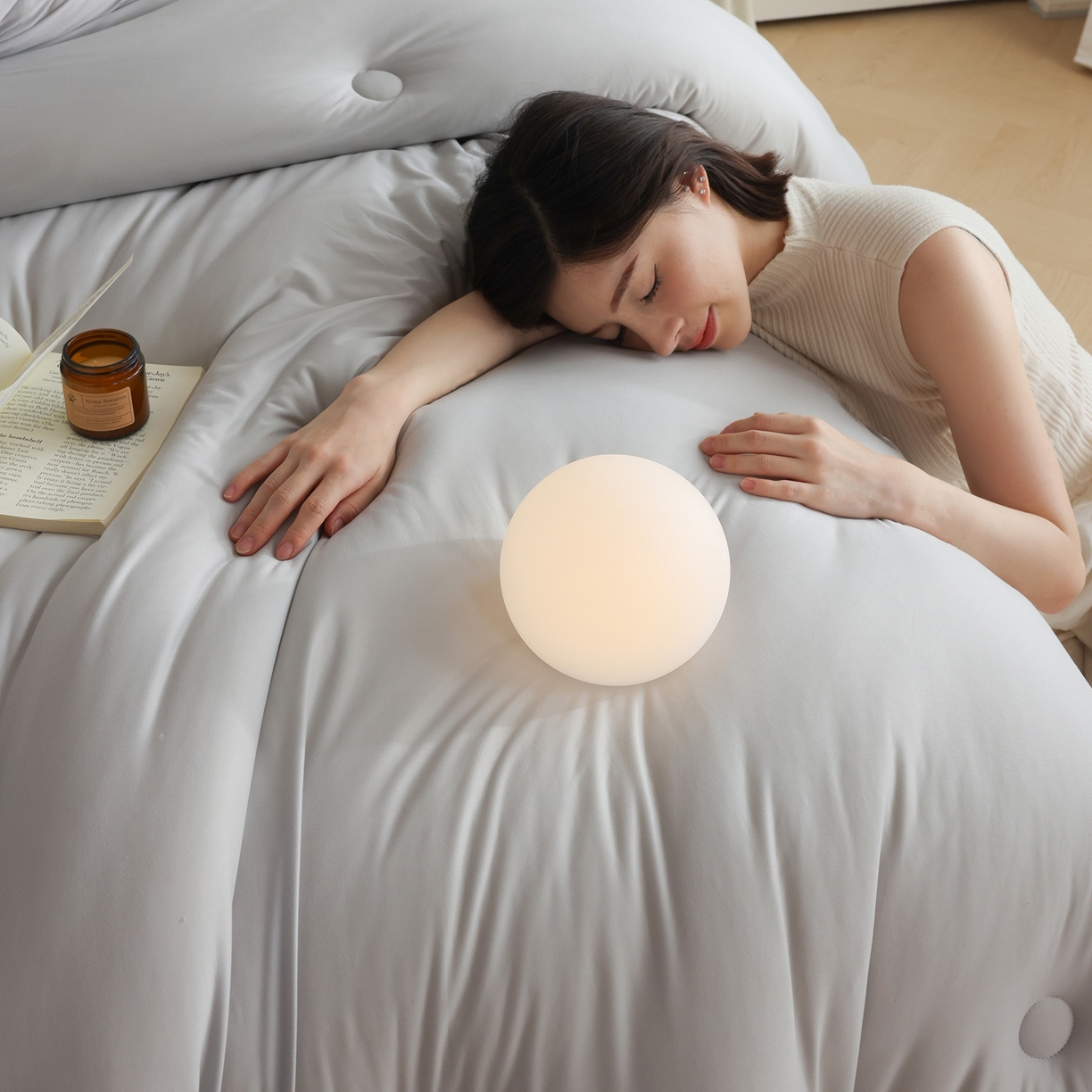 91家纺网 家纺一手货源 找家纺 益多眠 2026新款针织棉牛奶被针织被大豆被秋冬被学生被子被芯纯色被子 牛奶针织被--迷雾灰