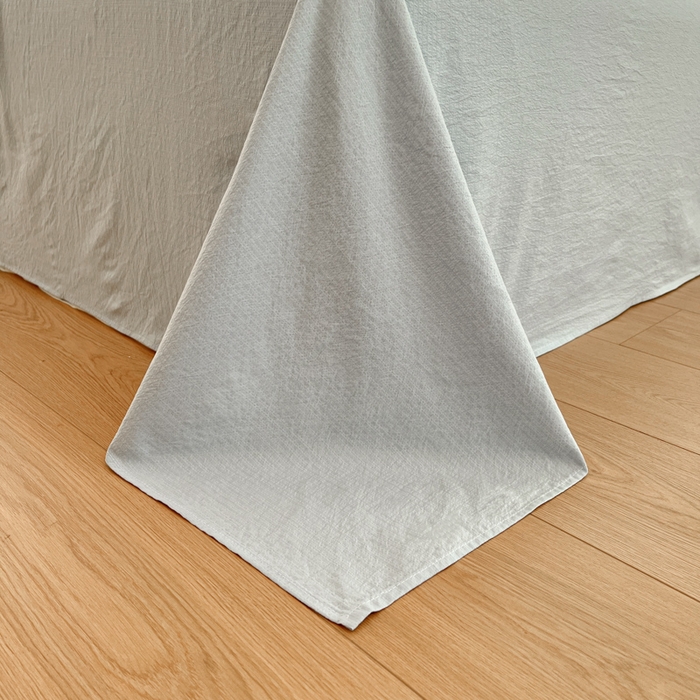 91家纺网 家纺一手货源 找家纺 海岛哥哥 2025新款高克重（110克）云感提花皱皱纱正版三丽鸥四件套系列 彩绘小奶猫