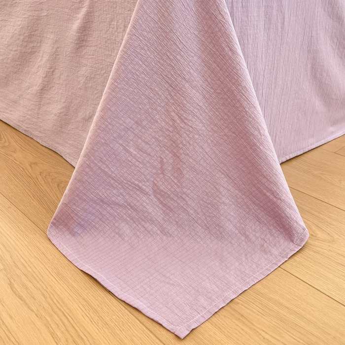 91家纺网 家纺一手货源 找家纺 海岛哥哥 2025新款高克重（110克）云感提花皱皱纱正版三丽鸥四件套系列 时尚库洛米