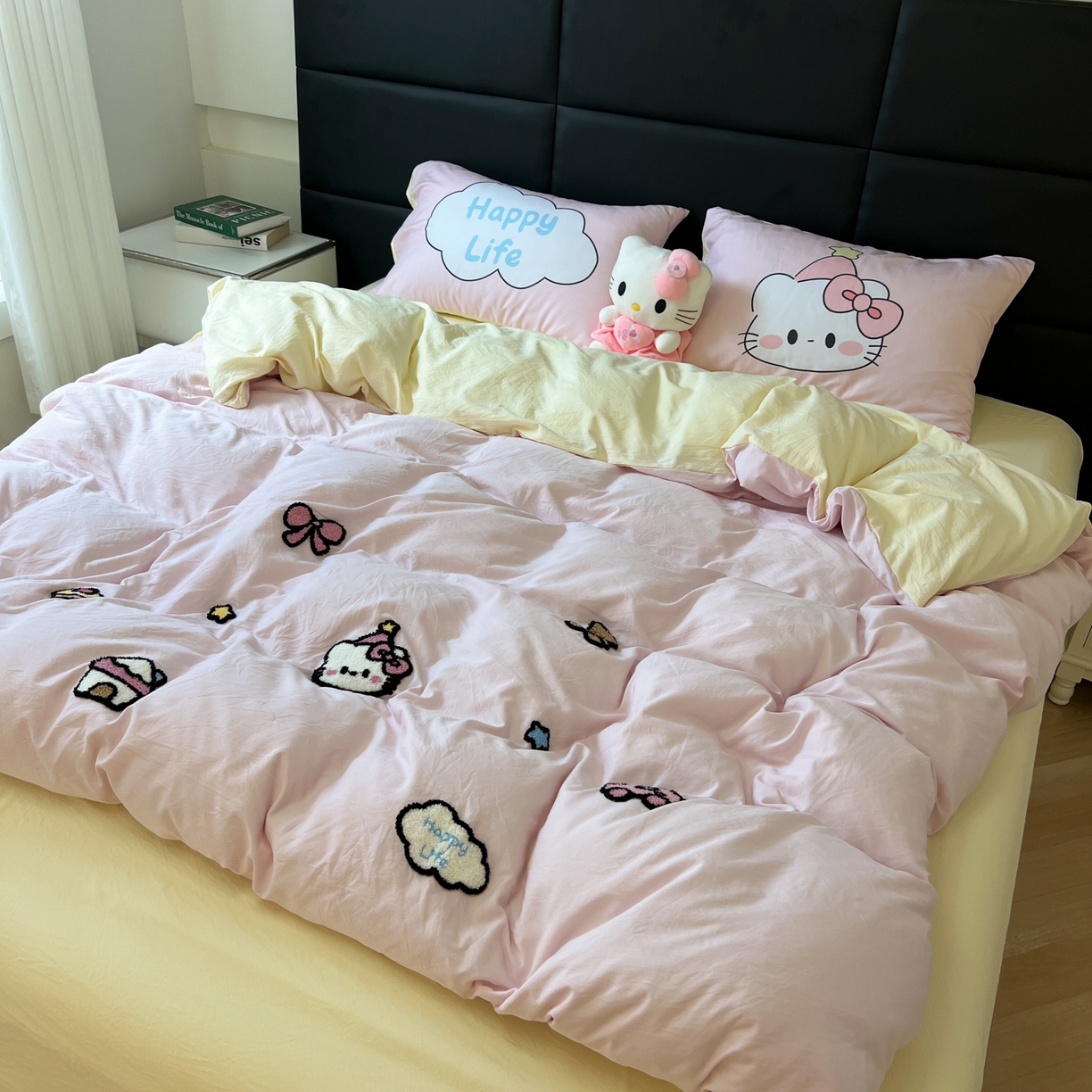 91家纺网 家纺一手货源 找家纺 （总）盼季家纺 2025新款卡通水洗棉毛巾绣四件套