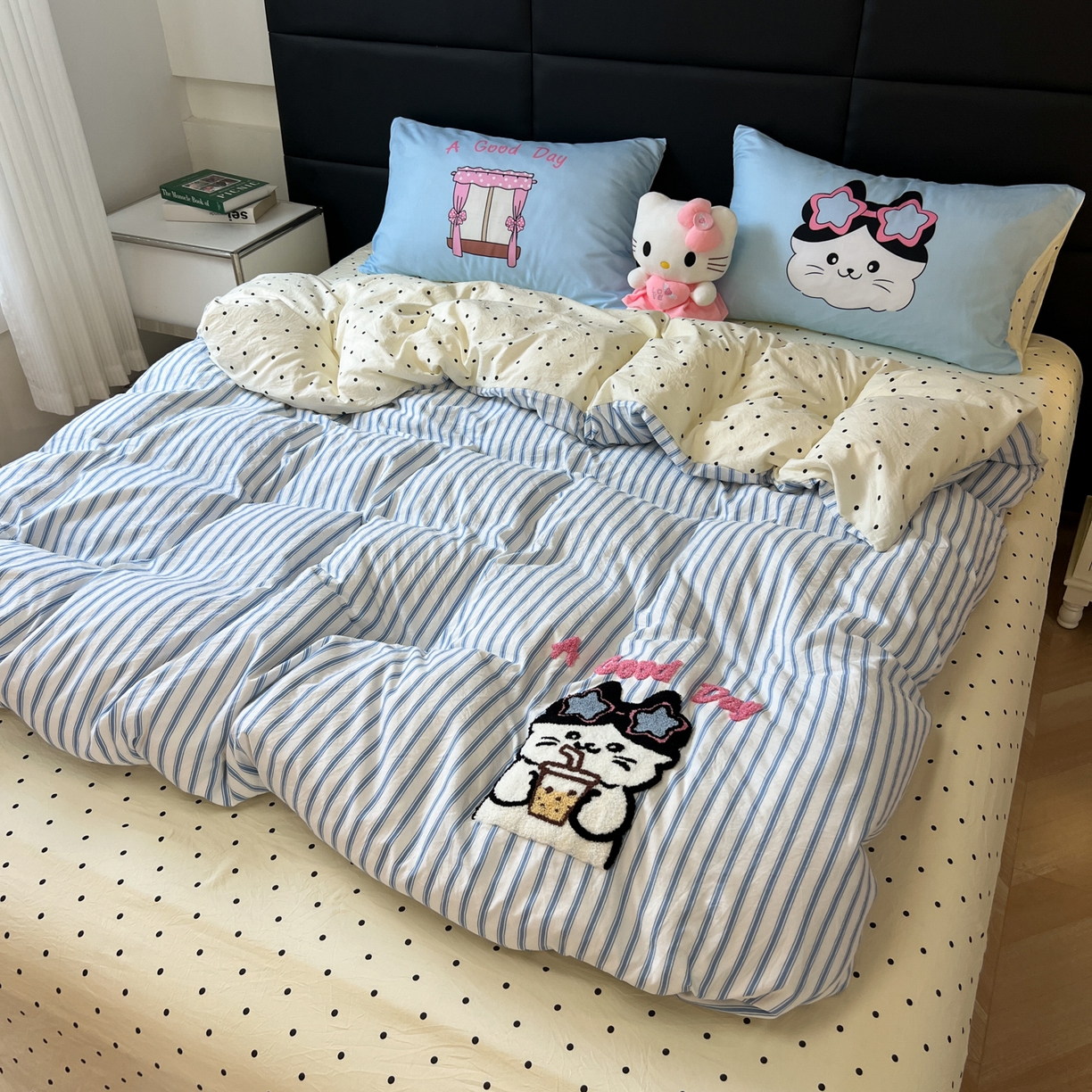 91家纺网 家纺一手货源 找家纺 （总）盼季家纺 2025新款卡通水洗棉毛巾绣四件套