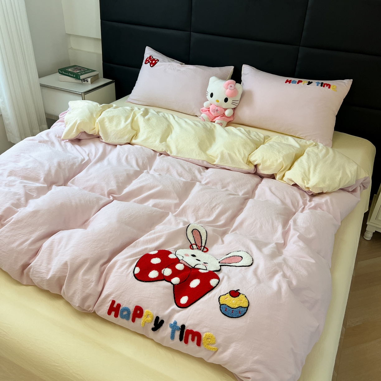 91家纺网 家纺一手货源 找家纺 （总）盼季家纺 2025新款卡通水洗棉毛巾绣四件套