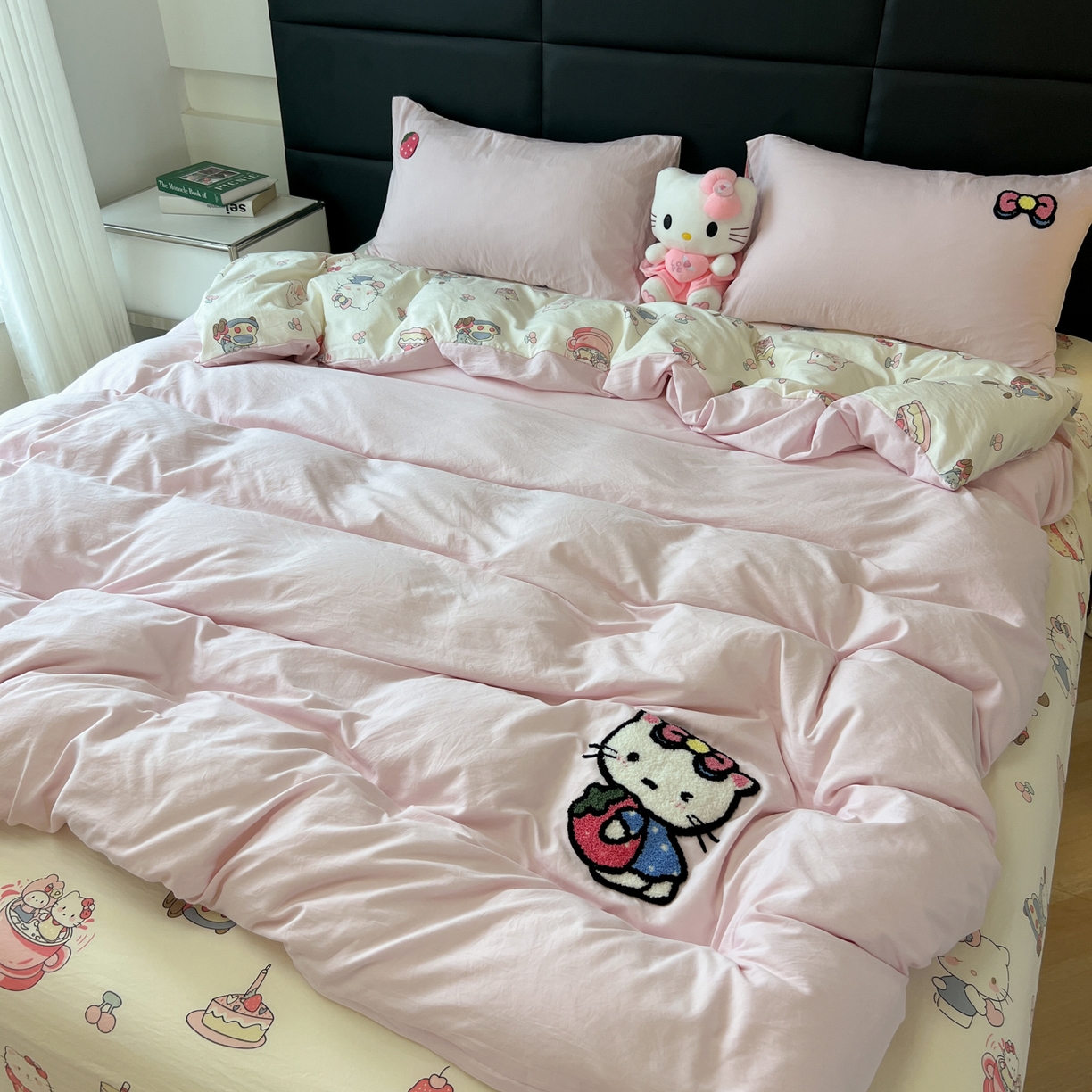 91家纺网 家纺一手货源 找家纺 （总）盼季家纺 2025新款卡通水洗棉毛巾绣四件套