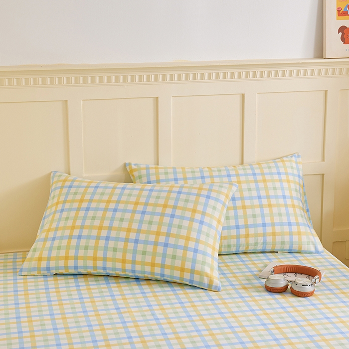 91家纺网 家纺一手货源 找家纺 青泽家纺 2025年新款老粗布床单原棉三枚缎卡老粗布凉席三件套亚麻棉麻床单枕套 格调