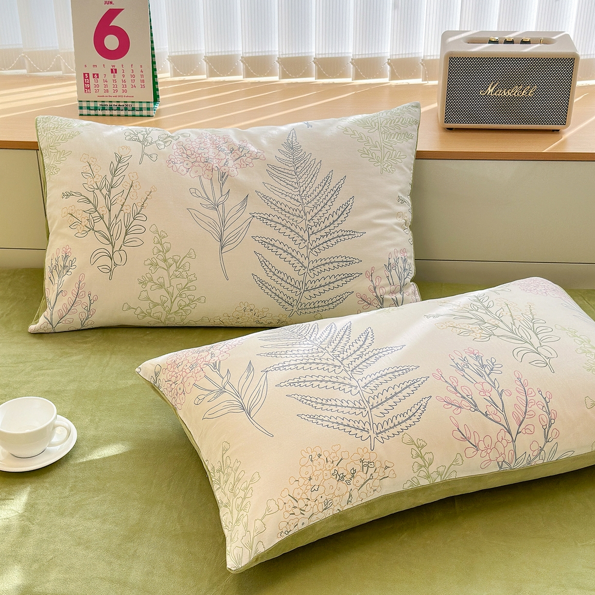 91家纺网 家纺一手货源 找家纺 （总）清雅福 2025新款秋冬新品全棉印花棉加绒单枕套单品枕套枕套单件