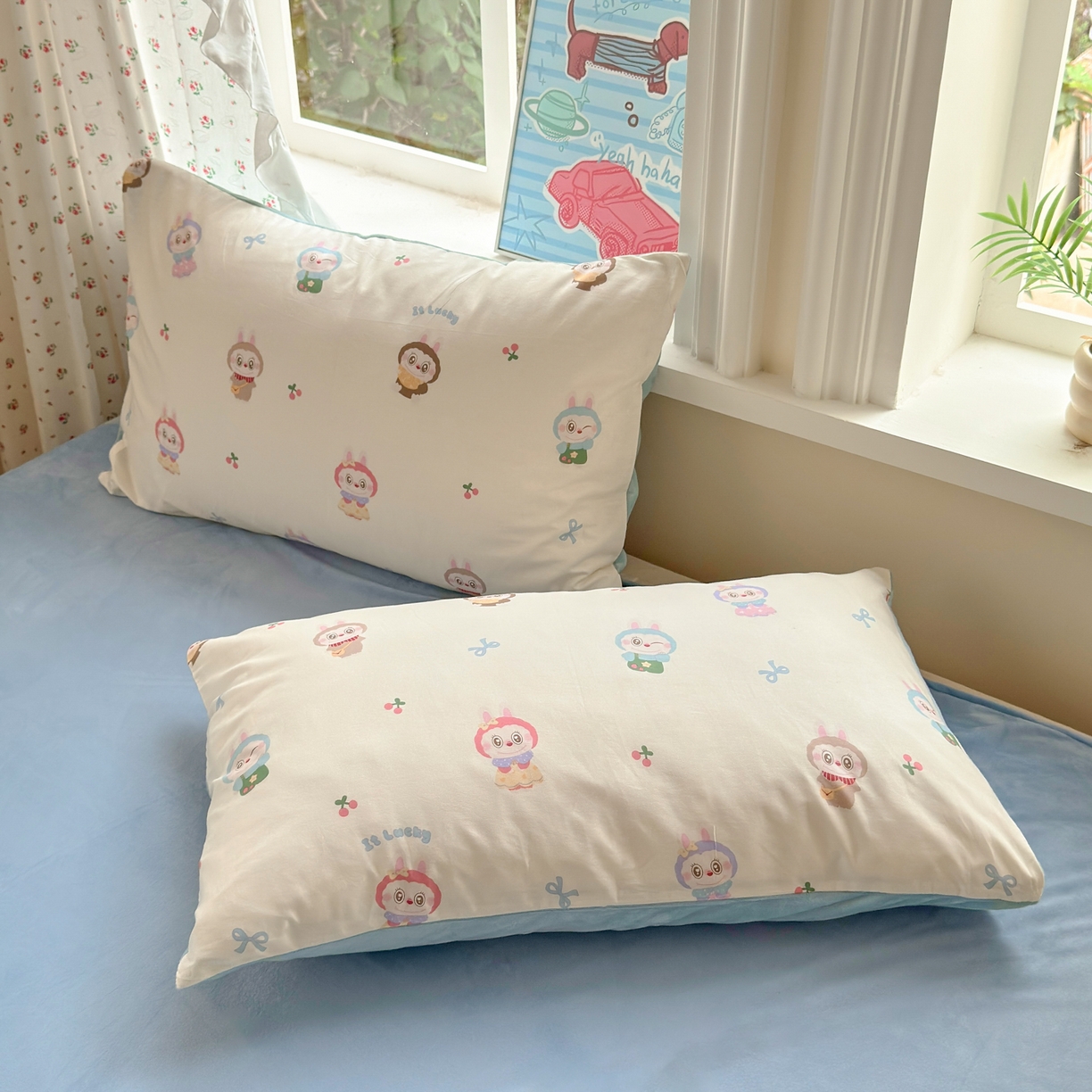 91家纺网 家纺一手货源 找家纺 （总）清雅福 2025新款秋冬新品全棉印花棉加绒单枕套单品枕套枕套单件