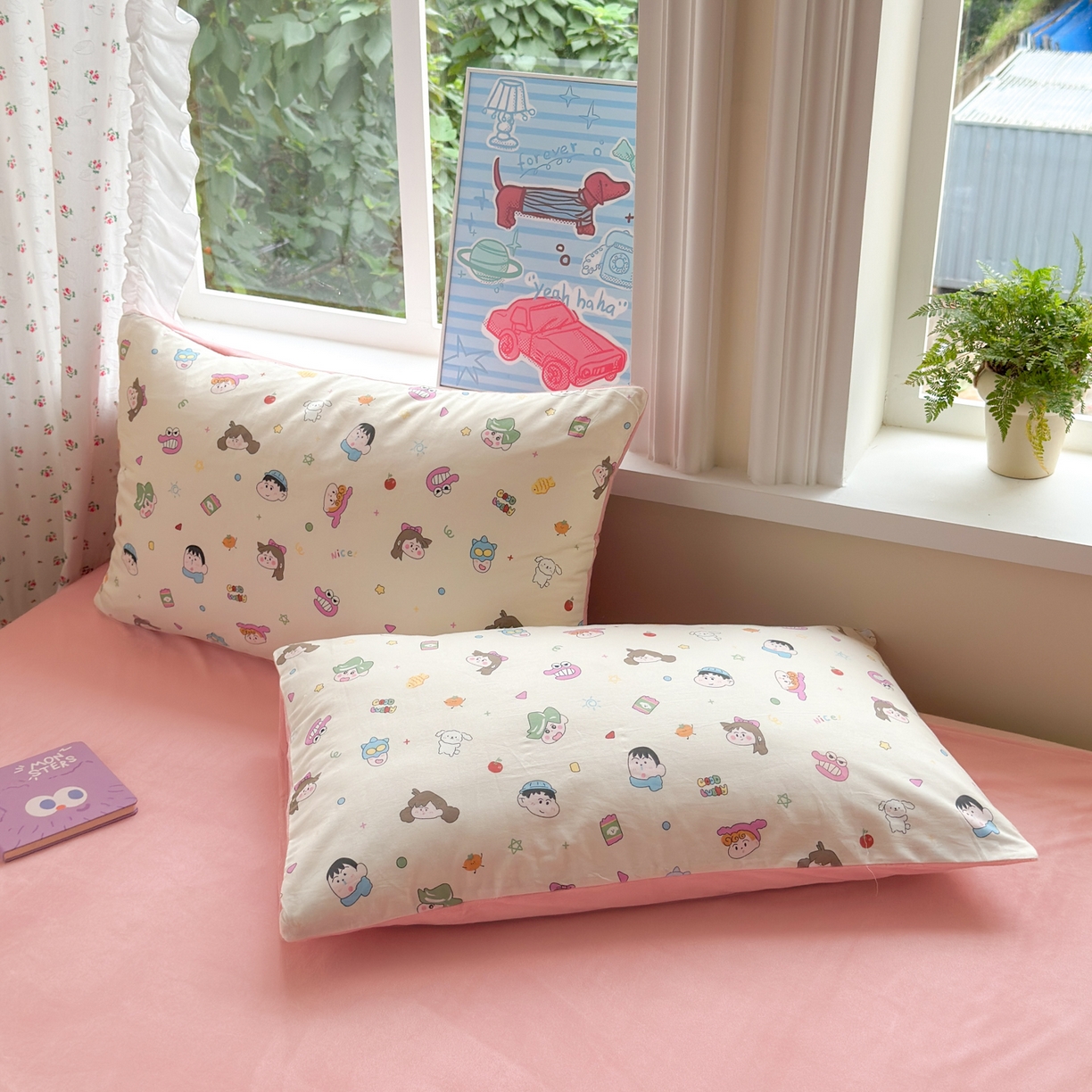 91家纺网 家纺一手货源 找家纺 （总）清雅福 2025新款秋冬新品全棉印花棉加绒单枕套单品枕套枕套单件