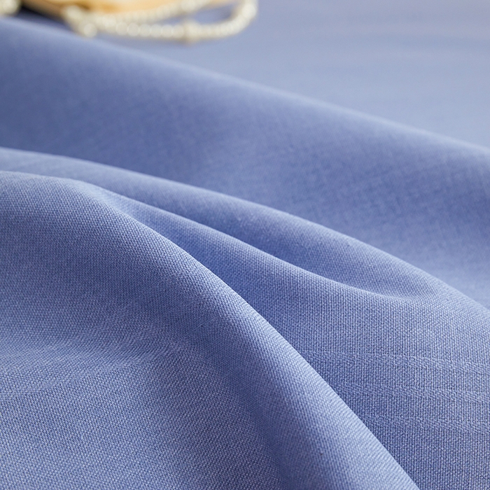 91家纺网 家纺一手货源 找家纺 青泽家纺 2025年新款老粗布床单原棉三枚缎卡老粗布凉席三件套亚麻棉麻床单枕套 深海蓝