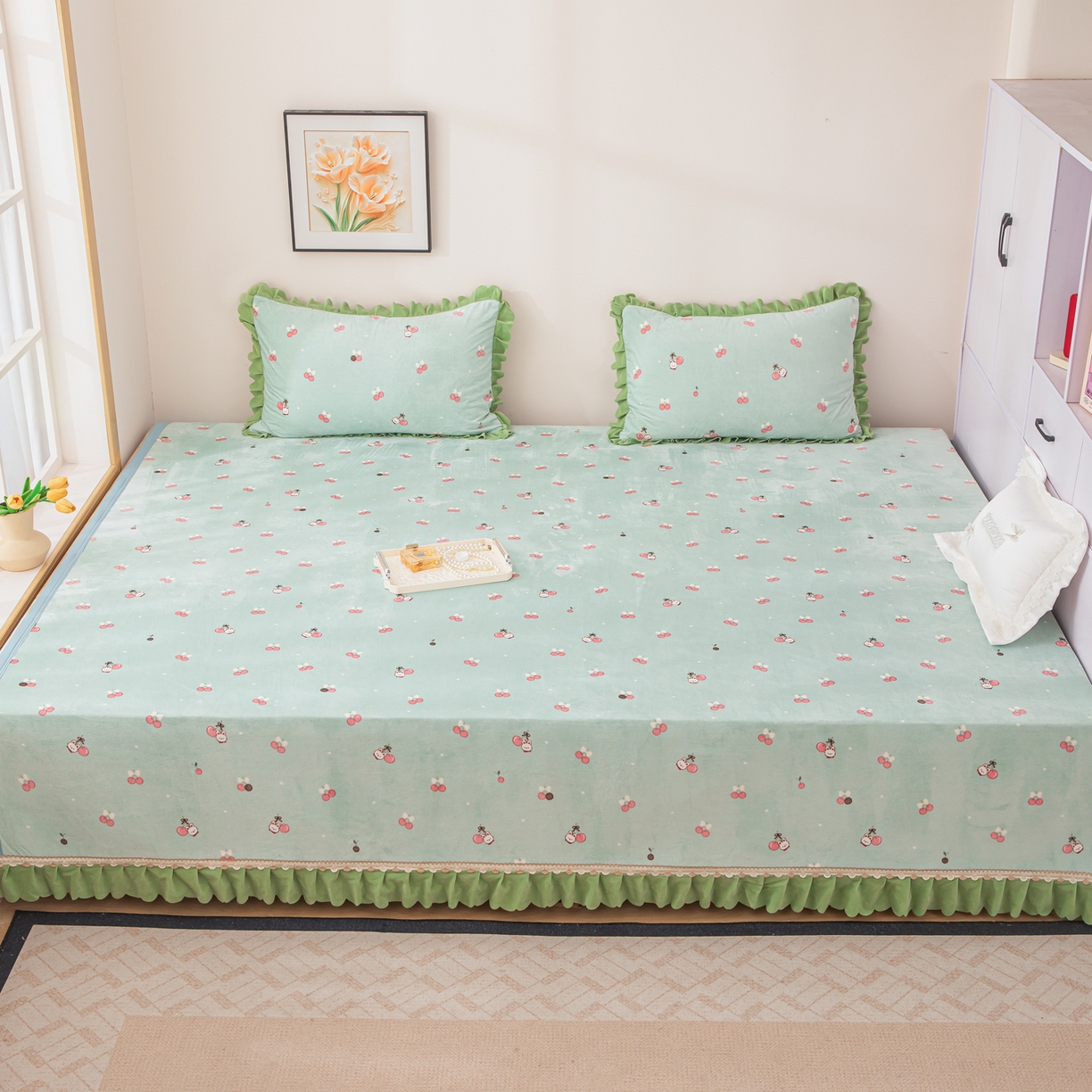 91家纺网 家纺一手货源 找家纺 （总）手艺人家纺 2025新款宝宝绒复合牛奶绒炕盖