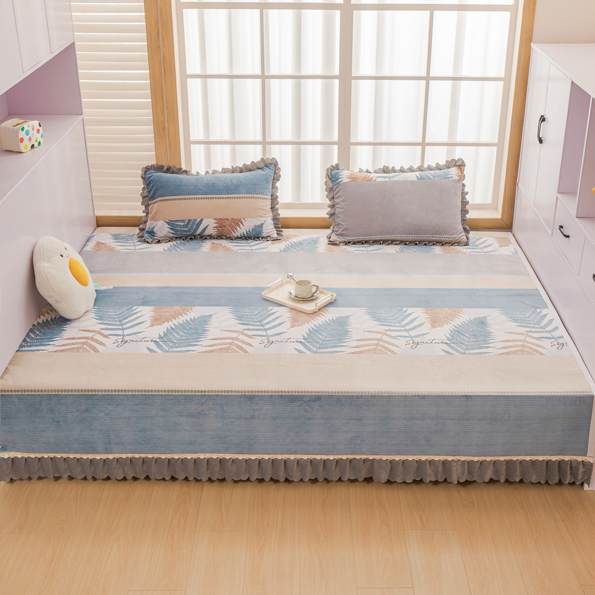 91家纺网 家纺一手货源 找家纺 （总）手艺人家纺 2025新款宝宝绒复合牛奶绒炕盖