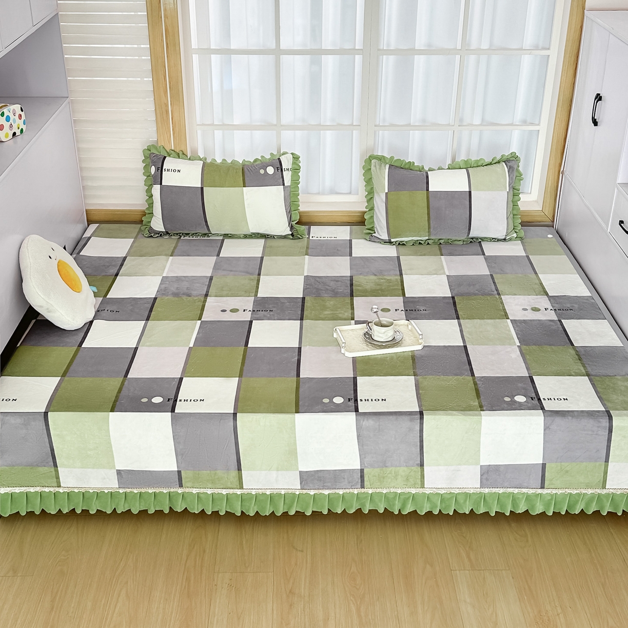 91家纺网 家纺一手货源 找家纺 （总）手艺人家纺 2025新款宝宝绒复合牛奶绒炕盖