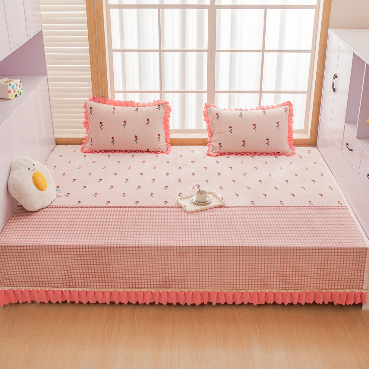 91家纺网 家纺一手货源 找家纺 （总）手艺人家纺 2025新款宝宝绒复合牛奶绒炕盖