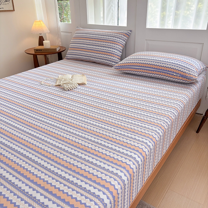 91家纺网 家纺一手货源 找家纺 （总）青泽家纺 2025新款原棉老粗布床笠系列