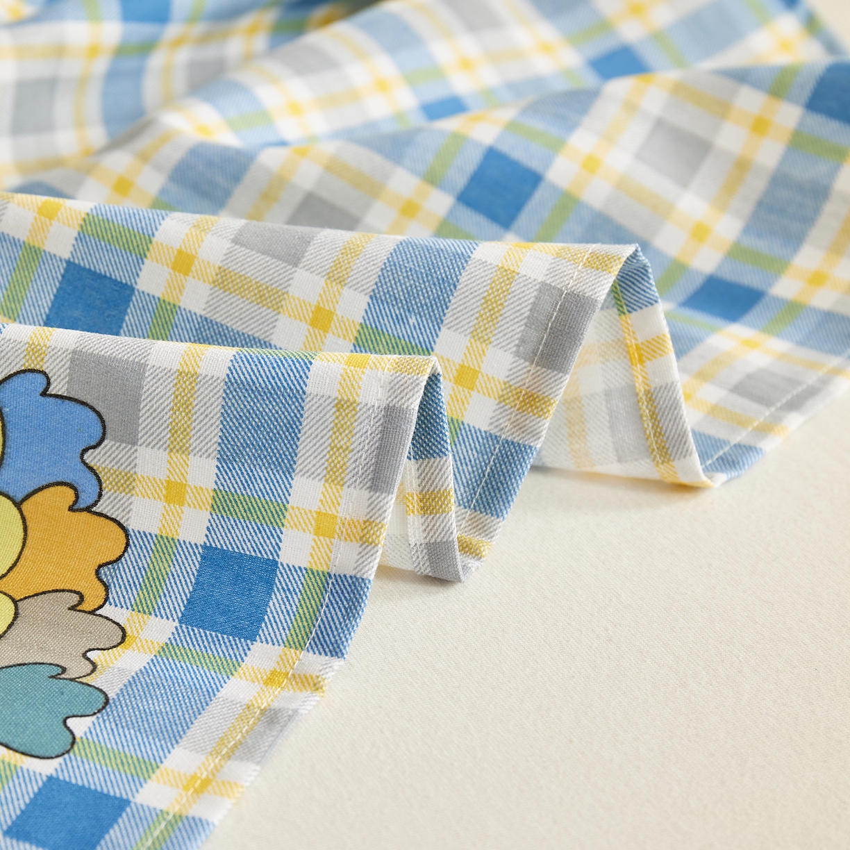 91家纺网 家纺一手货源 找家纺 （总）青泽家纺 2025新款原棉标老粗布系列床单三件套