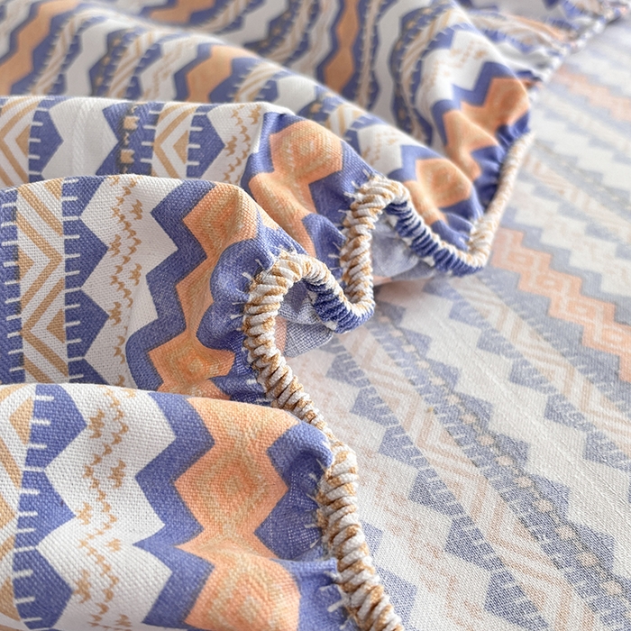 91家纺网 家纺一手货源 找家纺 （总）青泽家纺 2025新款原棉老粗布床笠系列