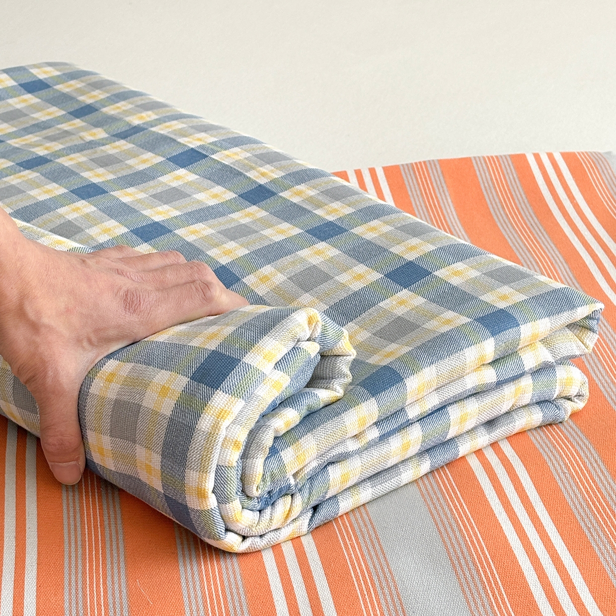 91家纺网 家纺一手货源 找家纺 （总）青泽家纺 2025新款原棉标老粗布系列床单三件套