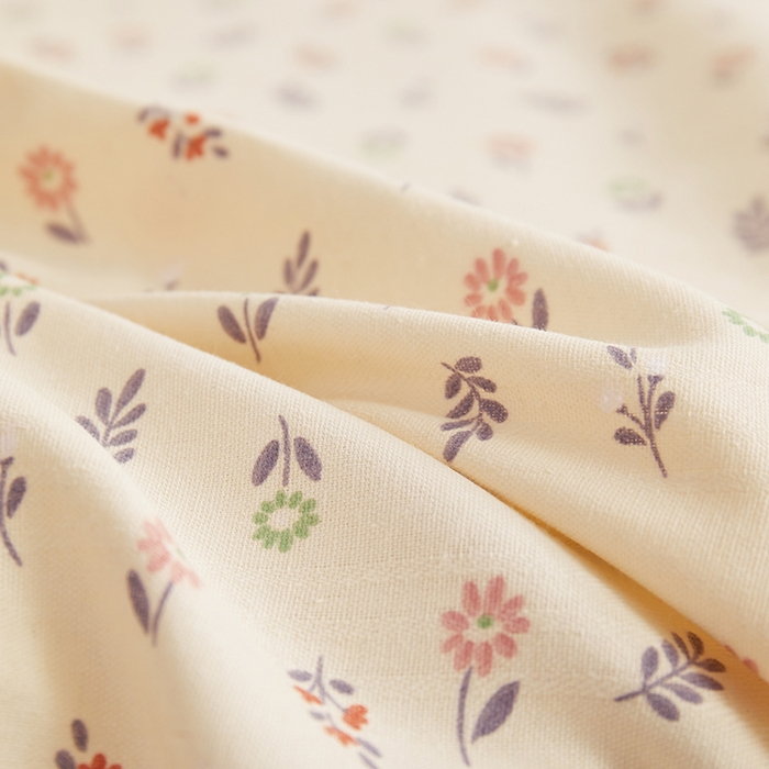 91家纺网 家纺一手货源 找家纺 青泽家纺 2025年新款老粗布床单原棉三枚缎卡老粗布凉席三件套亚麻棉麻床单枕套 絮语