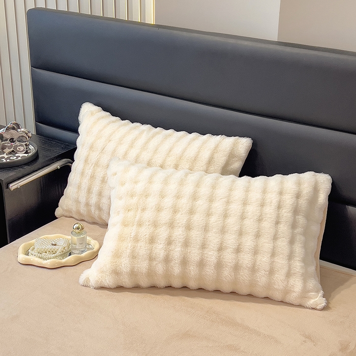 91家纺网 家纺一手货源 找家纺 （总）摩妮卡 2025新款加厚大泡泡兔毛牛奶绒四件套