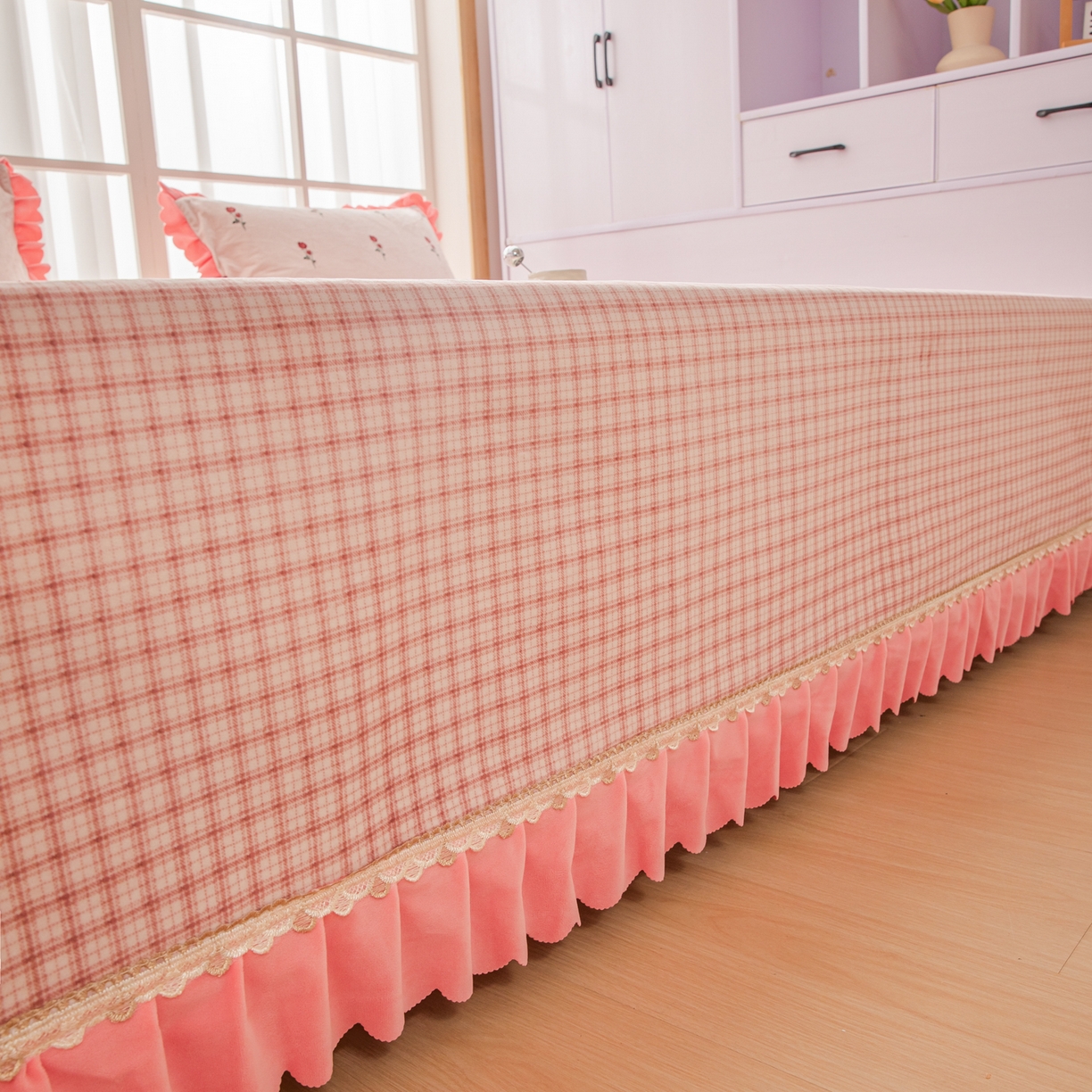 91家纺网 家纺一手货源 找家纺 手艺人家纺 2025新款宝宝绒复合牛奶绒炕盖 JHK50