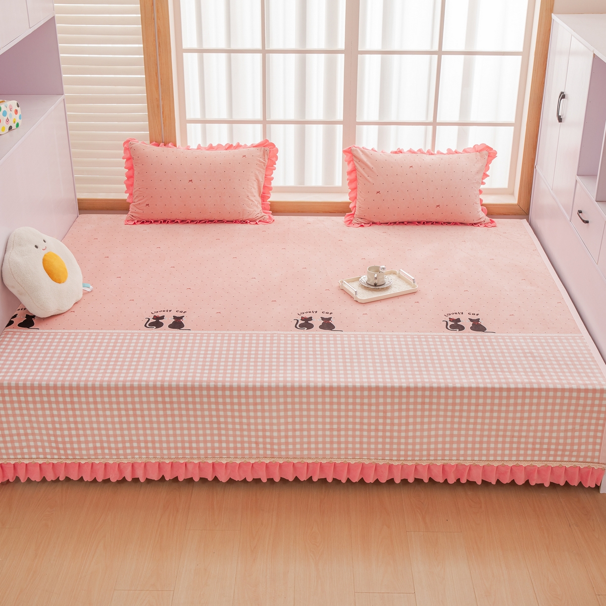 91家纺网 家纺一手货源 找家纺 （总）手艺人家纺 2025新款宝宝绒复合牛奶绒炕盖