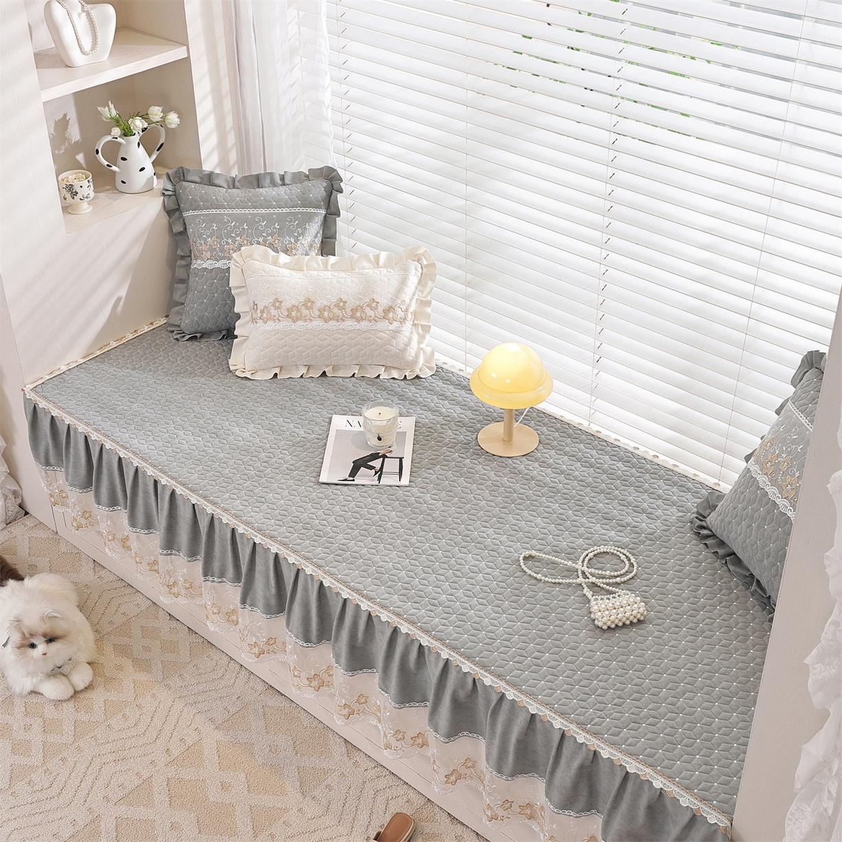 91家纺网 家纺一手货源 找家纺 （总）共鸣沙发垫 2025新款羊毛尼飘窗垫