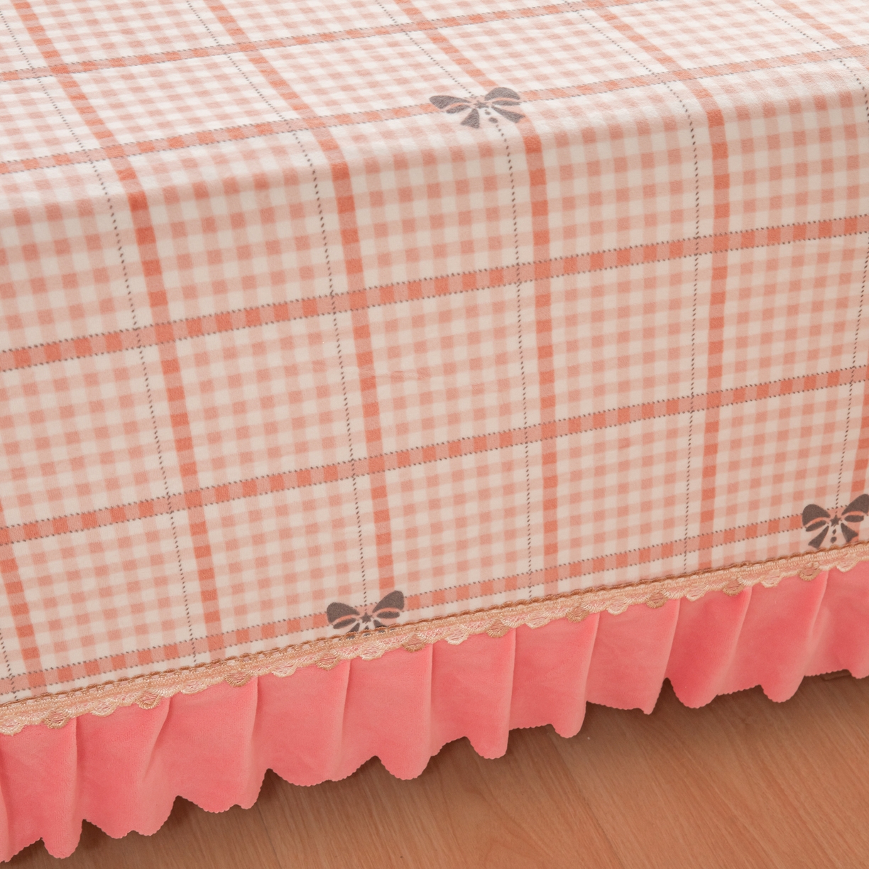 91家纺网 家纺一手货源 找家纺 手艺人家纺 2025新款宝宝绒复合牛奶绒炕盖 JHK51