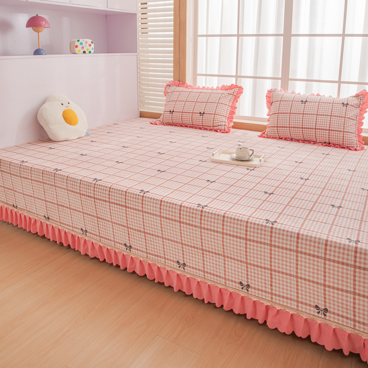 91家纺网 家纺一手货源 找家纺 手艺人家纺 2025新款宝宝绒复合牛奶绒炕盖 JHK51