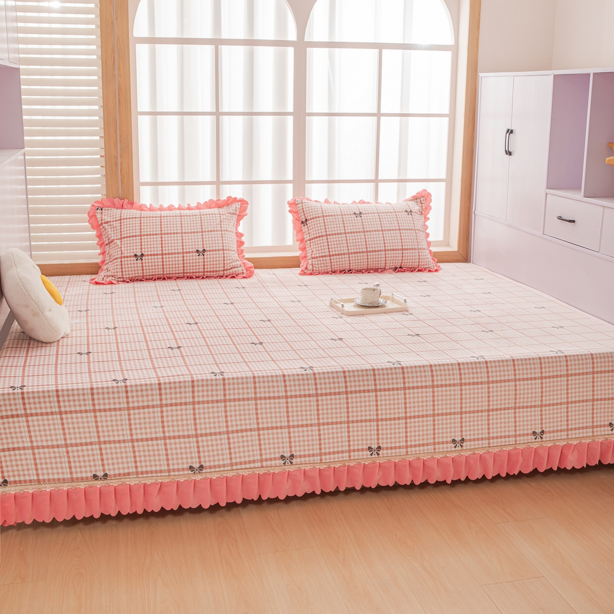 91家纺网 家纺一手货源 找家纺 手艺人家纺 2025新款宝宝绒复合牛奶绒炕盖 JHK51