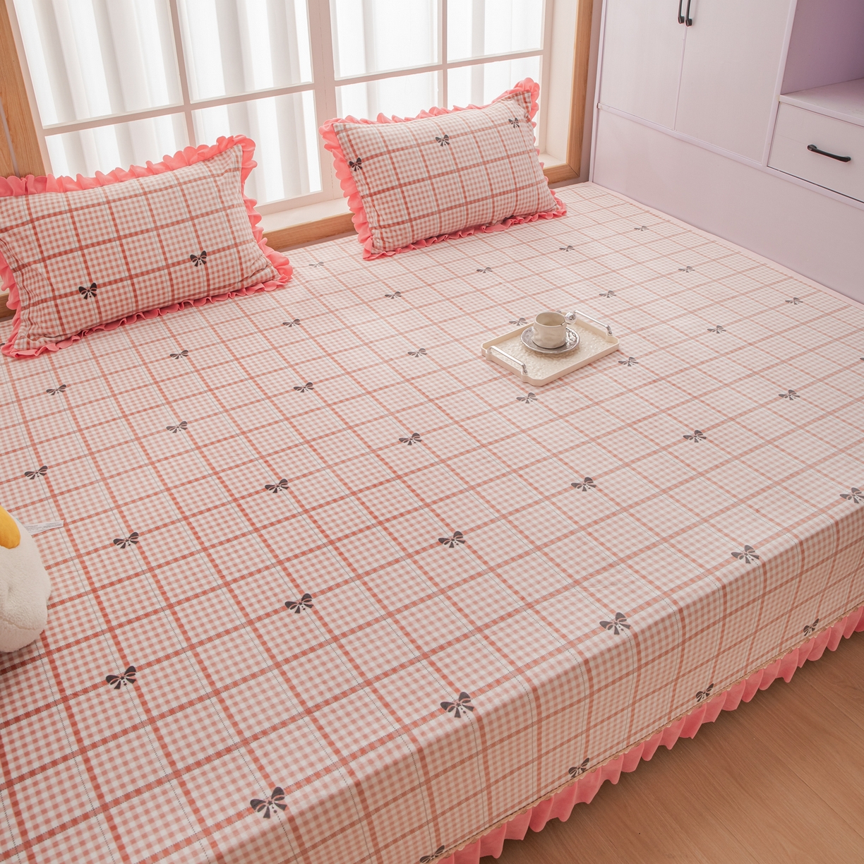 91家纺网 家纺一手货源 找家纺 手艺人家纺 2025新款宝宝绒复合牛奶绒炕盖 JHK51