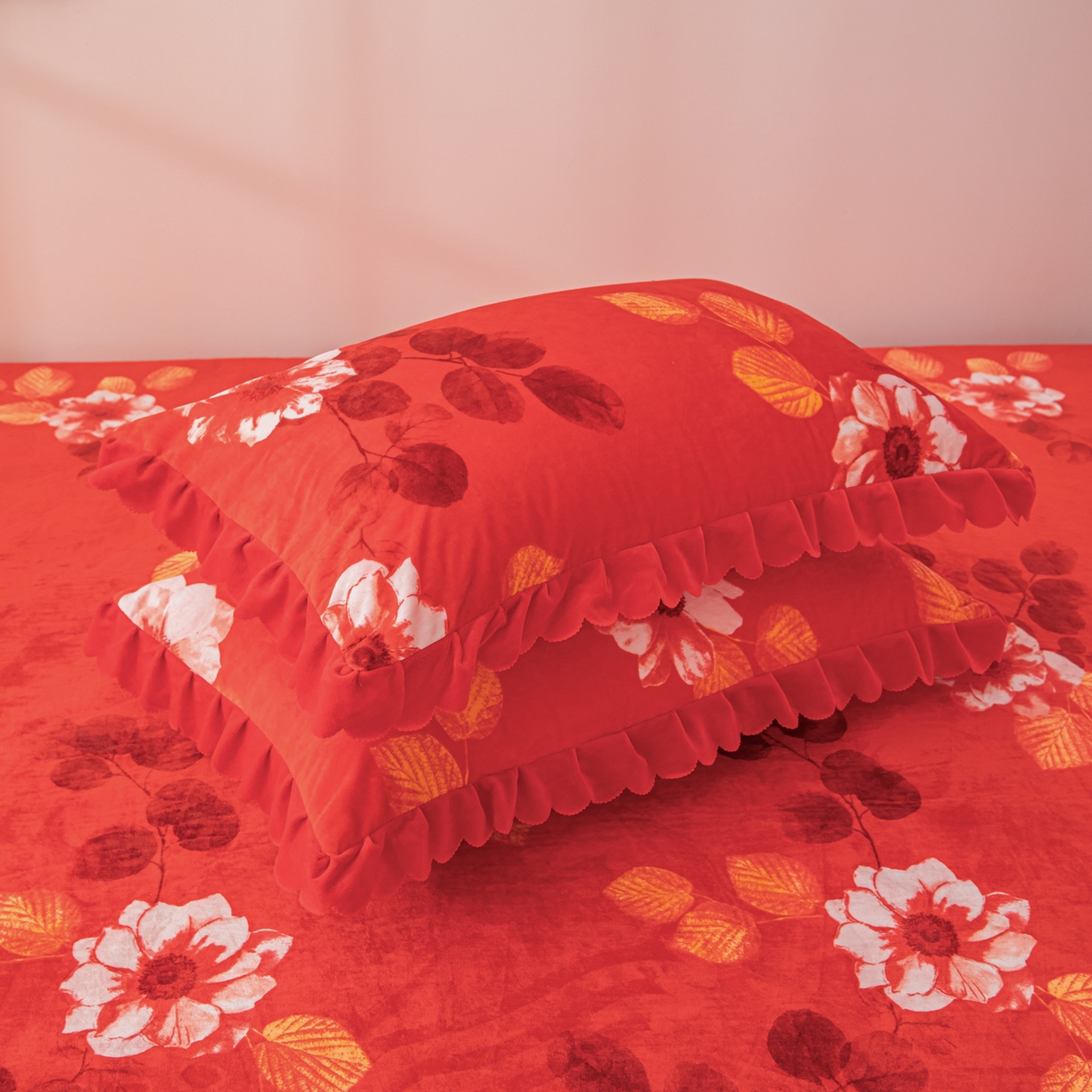 91家纺网 家纺一手货源 找家纺 手艺人家纺 2025新款宝宝绒复合牛奶绒炕盖 JHK61