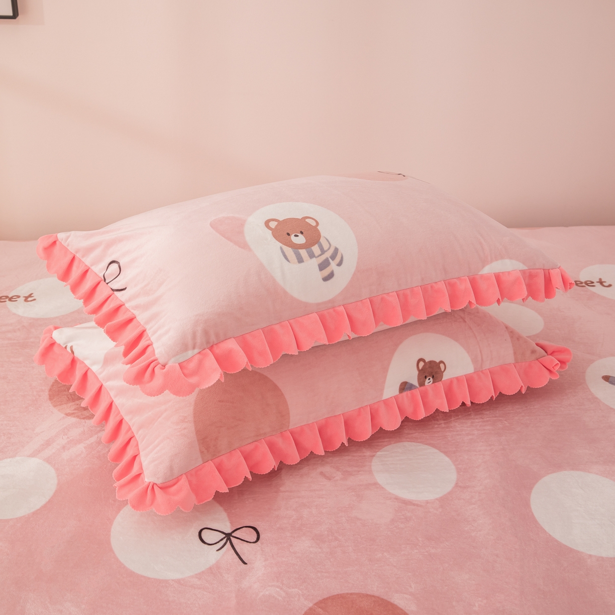 91家纺网 家纺一手货源 找家纺 手艺人家纺 2025新款宝宝绒复合牛奶绒炕盖 JHK66