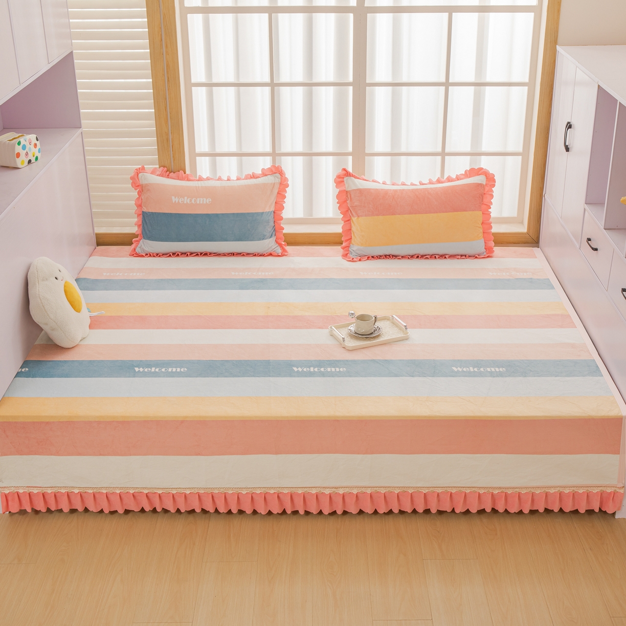 91家纺网 家纺一手货源 找家纺 （总）手艺人家纺 2025新款宝宝绒复合牛奶绒炕盖