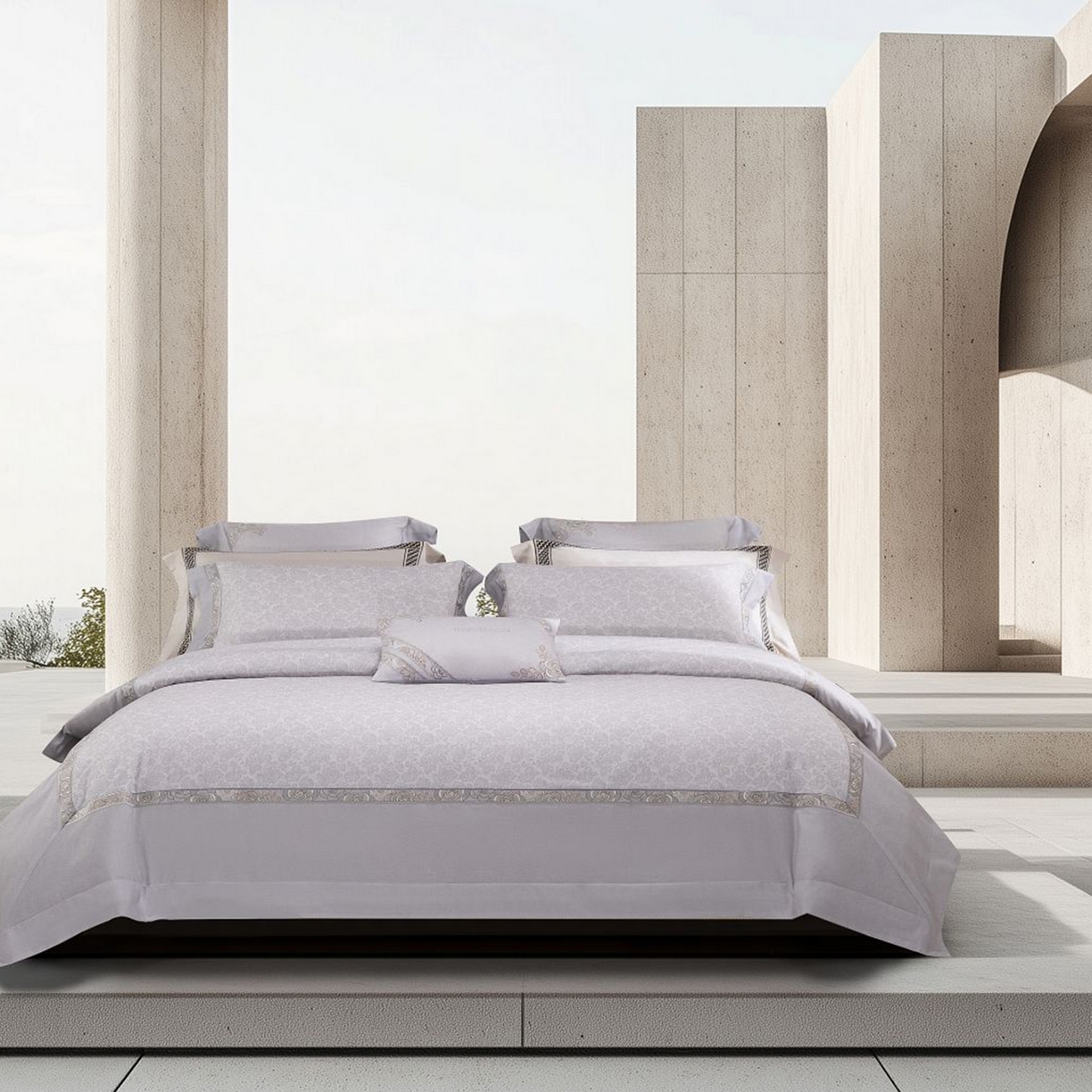 91家纺网 家纺一手货源 找家纺 （总）高大尚婚庆馆 2025新款长绒棉磨毛四件套-玫瑰有约