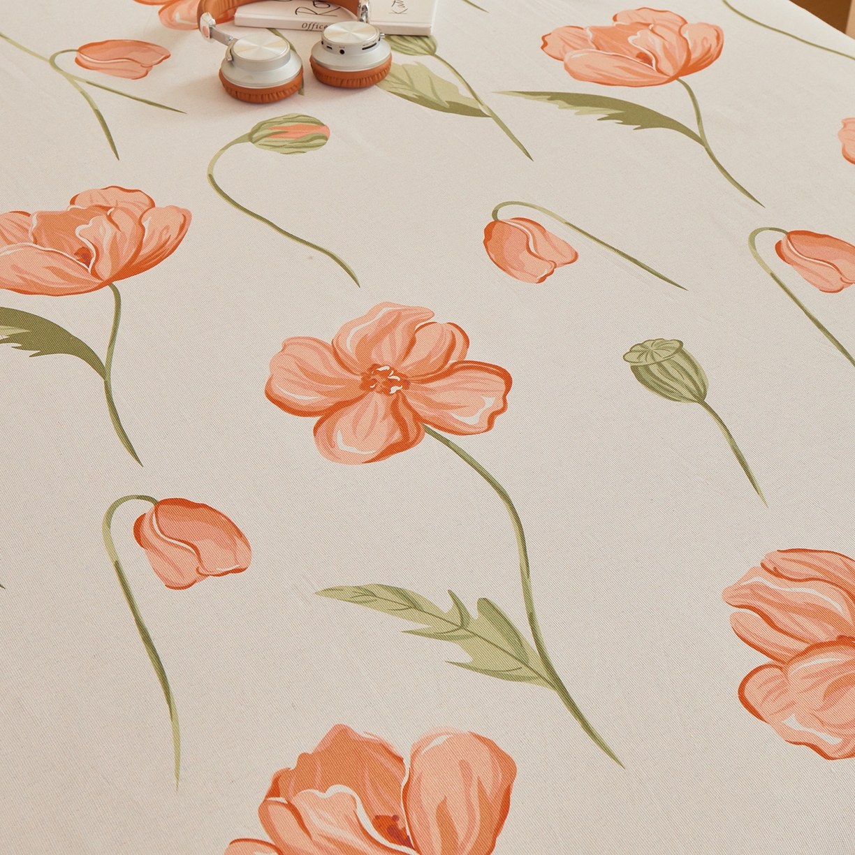 91家纺网 家纺一手货源 找家纺 青泽家纺 2025新款原棉标老粗布系列床单三件套 赫本