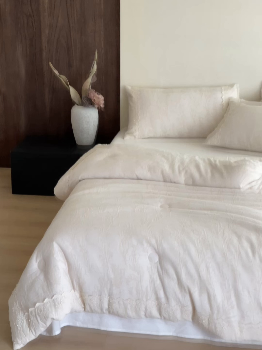 91家纺网 家纺一手货源 找家纺 一加一 2025新款亲肤柔软棉麻大提花大豆抗菌被子被芯 芙雪