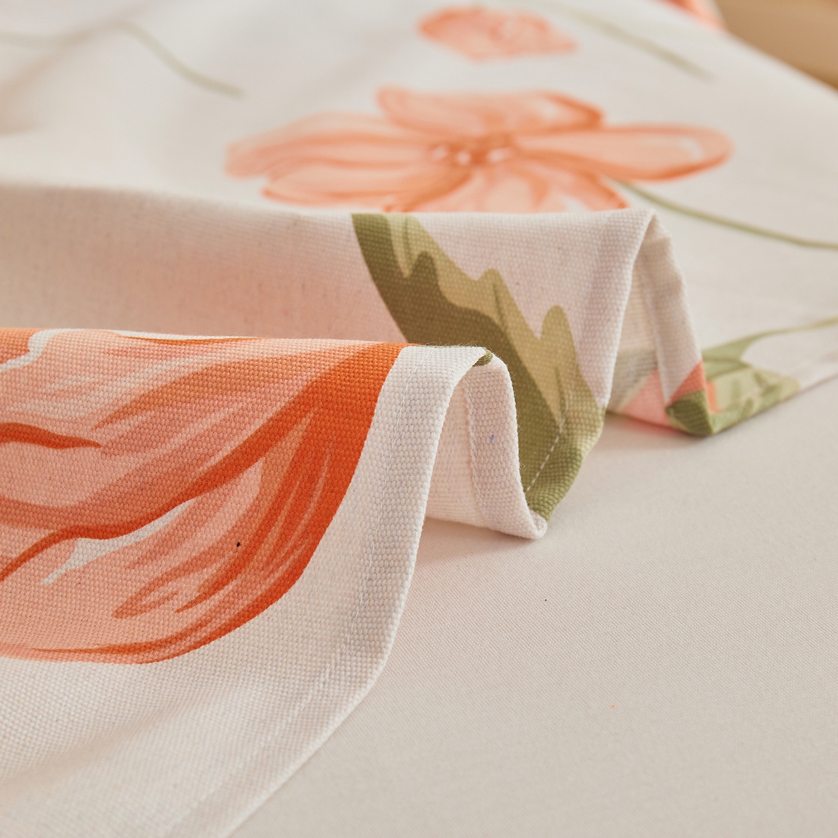 91家纺网 家纺一手货源 找家纺 青泽家纺 2025新款原棉标老粗布系列床单三件套 赫本