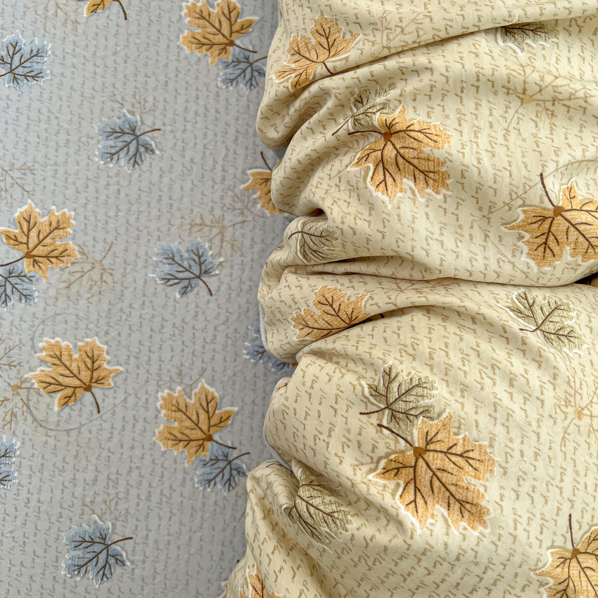 91家纺网 家纺一手货源 找家纺 韩后家纺 2025新款水洗棉印花系列四件套 秋洛-咖