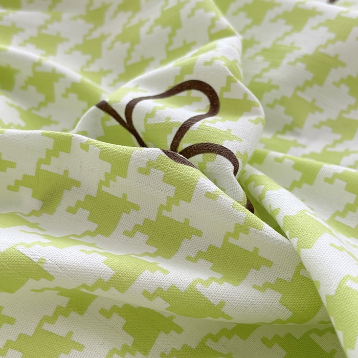 91家纺网 家纺一手货源 找家纺 青泽家纺 2025新款原棉老粗布床笠系列 花儿朵朵