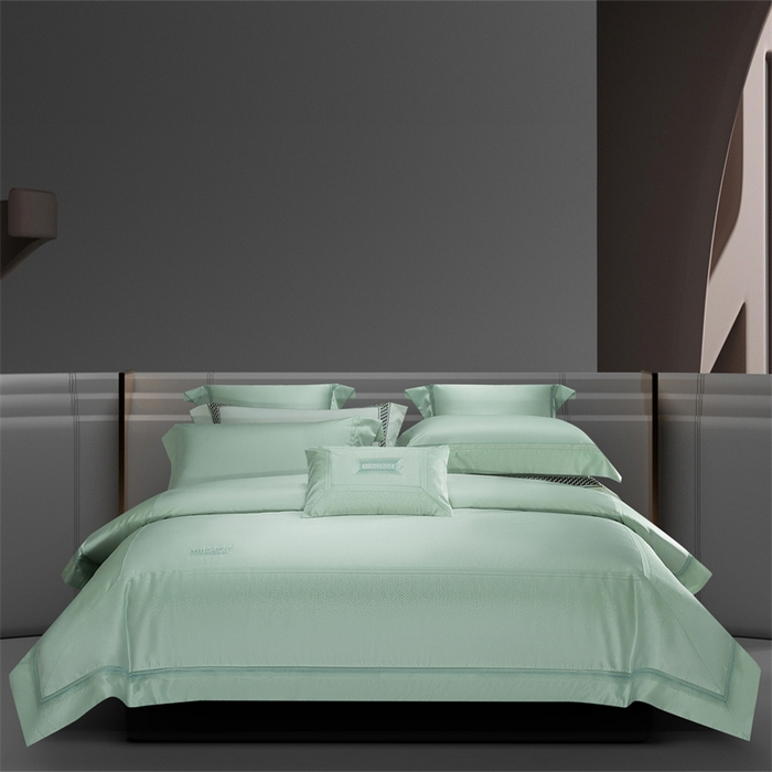 91家纺网 家纺一手货源 找家纺 （总）高大尚婚庆馆 2025新款高精密臻丝缎四件套-华尔兹