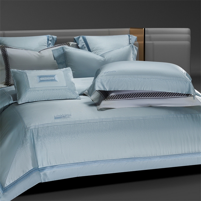 91家纺网 家纺一手货源 找家纺 （总）高大尚婚庆馆 2025新款高精密臻丝缎四件套-华尔兹