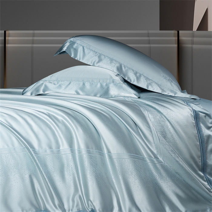 91家纺网 家纺一手货源 找家纺 （总）高大尚婚庆馆 2025新款高精密臻丝缎四件套-华尔兹