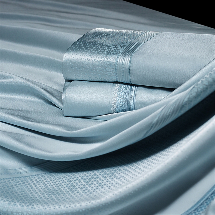 91家纺网 家纺一手货源 找家纺 （总）高大尚婚庆馆 2025新款高精密臻丝缎四件套-华尔兹