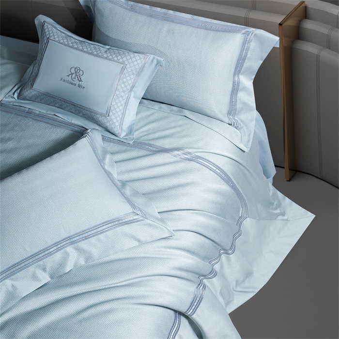 91家纺网 家纺一手货源 找家纺 （总）高大尚婚庆馆 2025新款高精密臻丝缎四件套-罗恩