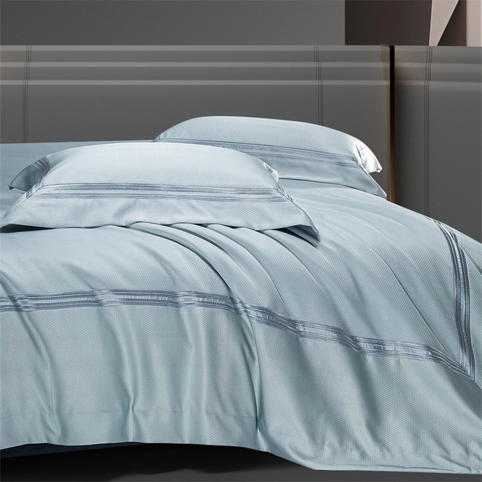 91家纺网 家纺一手货源 找家纺 （总）高大尚婚庆馆 2025新款高精密臻丝缎四件套-罗恩