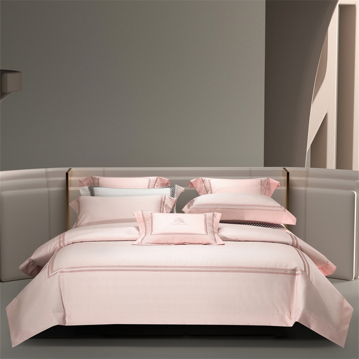 91家纺网 家纺一手货源 找家纺 （总）高大尚婚庆馆 2025新款高精密臻丝缎四件套-罗恩