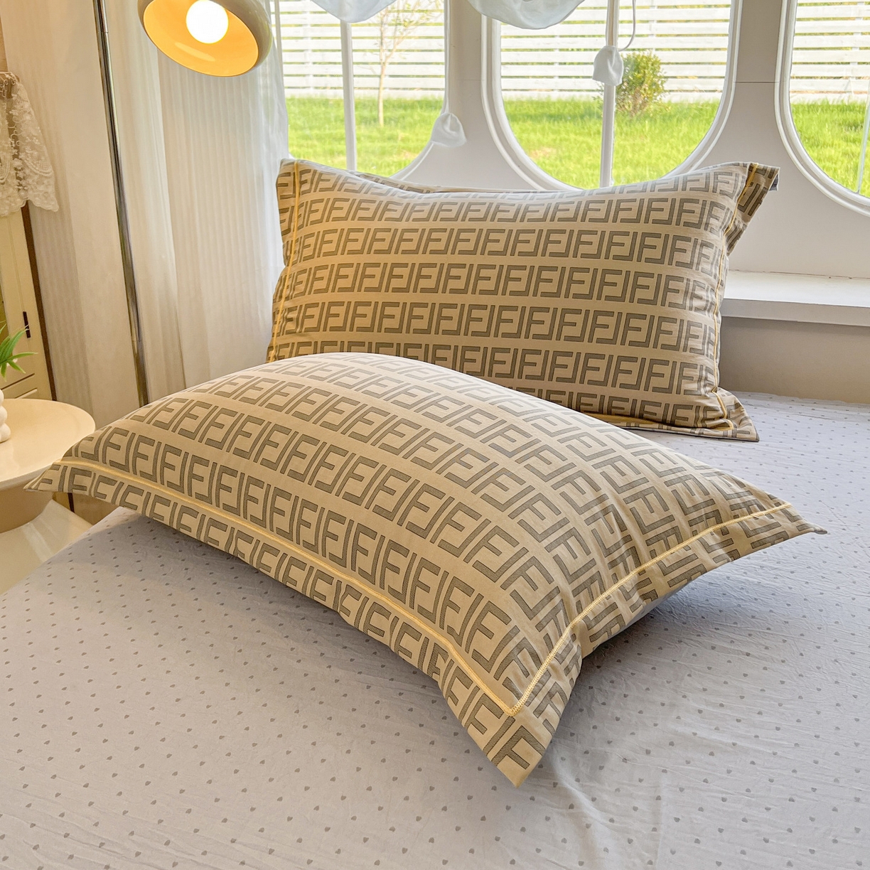 91家纺网 家纺一手货源 找家纺 韩后家纺 2025新款水洗棉印花系列四件套 伯利